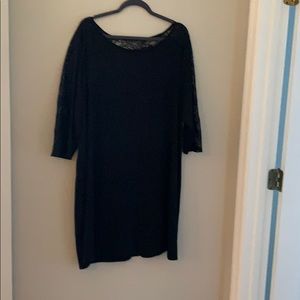 Black lace dress/top